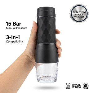 Cafetera Espresso Portátil Mini, Compatible con Cápsulas NS DG y Café Molido, para Playa, Camping, Viajes y Uso al Aire Libre - Product Image 4