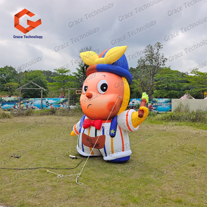 Mascotte gonflable géante personnalisée, modè<span class=keywords><strong>le</strong></span> d'animal de dessin animé, personnage pour les décorations d'événements festifs, design de ballon unique - Product Image 3