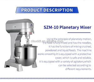 เครื่องผสมแป้งไฟฟ้าเชิงพาณิชย์อเนกประสงค์สำหรับการจัดเลี้ยงเบเกอรี่และร้านอาหารสำหรับทำเองข้าวโพด - Product Image 6