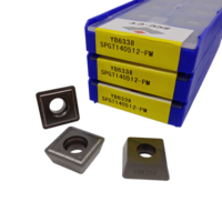 Plaquettes de fraisage ZCC CT SPGT050204-PM YBG225 SPGT090408-EM YBG212 SPGT140512-EM pour acier inoxydable haute dureté, MOQ 10 pièces/boîte
