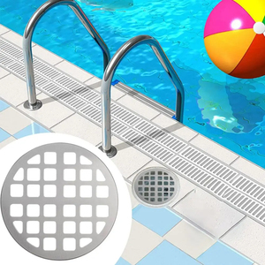 Cubierta de filtro de piscina de acero inoxidable, protege el sistema de bombeo de la piscina de animales pequeños y residuos grandes, 1 ud. - Product Image 1