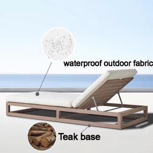 Outdoor Furniture Set Resort Outdoor Sun Loungers Hotel <b>Pool</b> <b>Lounge</b> Chairs Outdoor Sun Loungers Resort Outdoor Teak Sun Loungers - Product Image 5