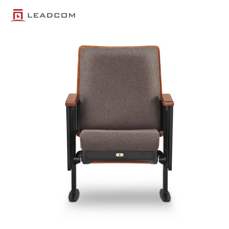 LEADCOM LS-13601W en iyi satış ahşap katlanır kilise sandalyeleri silah ibadet oturma üreticisi