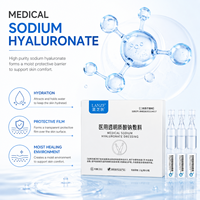 Sérum Ampoule à l'Acide Hyaluronique en Boîte, Répare la Barrière Cutanée, Antioxydant & Réduit les Taches Brunes, Repulpe les Pores & Booste l'Éclat
