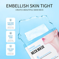 Propre marque Swan Neck Care Masque pour le cou Hydratant Effets nourrissants Réduction des rides du cou Caractéristiques Collagène Algues Glycérine Visage