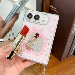 Funda para iPhone Ultra con Diseño de Corazón y Flores Estilo Coreano para Apple 18 Fold <span class=keywords><strong>Duo</strong></span>, Plegable, Linda, Protectora de Pantalla para Chicas - Product Image 3