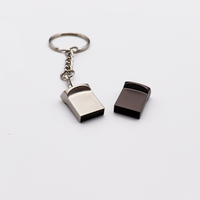 Flash Drive USB Super mini, Stik USB Flash Drive 32GB 16GB 8 GB 4GB logam 128 64 32 16 8 GB pribadi memori
