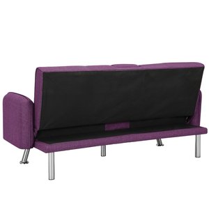 Bán Hot Bán Buôn Thoải Mái <span class=keywords><strong>Sofa</strong></span> Giường Chất Lượng Cao Gấp Futon <span class=keywords><strong>Sofa</strong></span> Giường Với Cup Chủ - Product Image 5