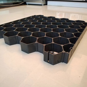 Alfombrillas de barro para paddock, rejillas de hierba de plástico para pavimentación permeable para uso ecuestre de estabilización de suelo de <span class=keywords><strong>Arena</strong></span> de caballos - Product Image 4