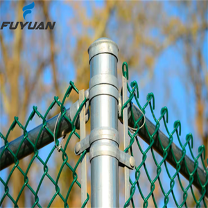 10 ft resistente ossido nero 4mm zincato a catena recinzione palo palo rotondo barella per giardino scherma traliccio e cancelli - Product Image 5