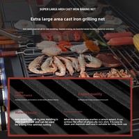 Barbecue coréen de style premium en acier inoxydable au propane avec finition thermolaquée pour usage extérieur