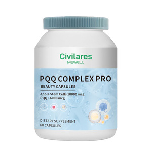 Odm Oem Anti-invecchiamento Formula collagene resveratrolo <span class=keywords><strong>Coq10</strong></span> biotina integratore alimentare Pqq mela cellule staminali capsule per adulti