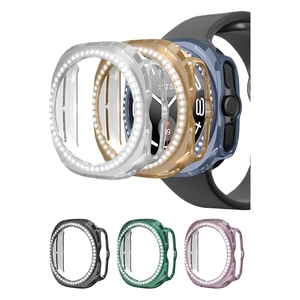 Custodia protettiva per PC con diamanti brillanti per Samsung Galaxy <span class=keywords><strong>Watch</strong></span> <span class=keywords><strong>8</strong></span> <span class=keywords><strong>Ultra</strong></span> - Cover alla moda per orologio - Product Image 1