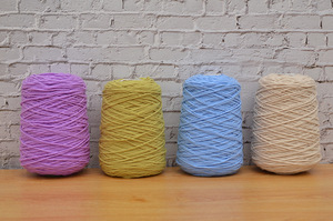 ไหมอะคริลิก 400 กรัม 100% อะคริลิก สีสันสดใส ไหมนุ่มพิเศษสำหรับถักผ้าห่ม งานถักโครเชต์ และงานถักนิตติ้งสำหรับงานทอผ้า - Product Image 4