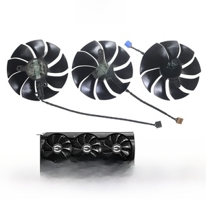 Ventilador de Tarjeta Gráfica de 87 mm T129215SU PLA09215S12H 12V 0.55A 4 Pines para <span class=keywords><strong>EVGA</strong></span> RTX <span class=keywords><strong>3070</strong></span> 3080 3090 XC3 BLACK GAMING - Product Image 2