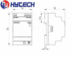 Módulo de Fuente de Alimentación Estabilizada HYTECH SIEMENS LOGO Power 24V DC / 2.5A 6EP3332-6SB00-0AY0 - Product Image 2