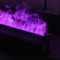 Cheminée à vapeur d'eau haute simulation 110V-220V, flamme 3D ultra réaliste, décoration de luxe pour salon de villa