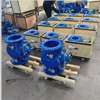 Katup Pengatur Tekanan Industri Biru Tipe Y Katup Kontrol Stabilisasi Diafragma untuk Sistem Air