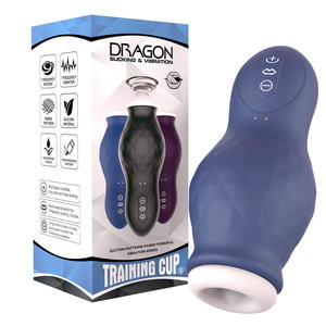 Masturbateur <span class=keywords><strong>Dragon</strong></span> Kiss Sucking Trainer, gobelet d'entraînement du pénis, appareil d'exercice électrique pour hommes, jouet sexuel, étanche - Product Image 2