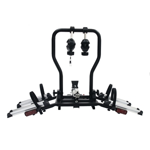 Cadres de remorque arrière carrés personnalisables pour 2 vélos, cadres de remorque pliables pour vélos et accessoires automobiles pour vélos - Product Image 1