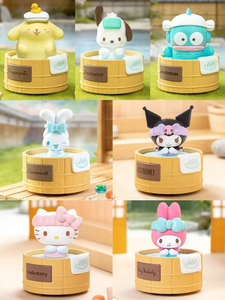 Caja de 12 figuras coleccionables de la serie Hot Spring Spinner de TOP TOY Sanrios Characters, caja sorpresa para regalo de juguetes para niños. - Product Image 2
