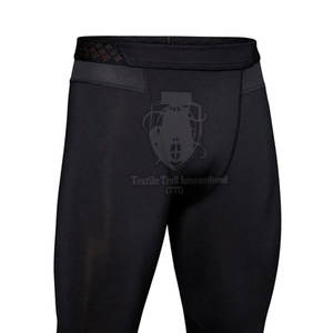 Pantalones de Compresión para Hombre Hechos en Pakistán, Transpirables, de Alta Calidad, Spandex/Poliéster, Cintura Elástica, Largo Completo, para Venta en Línea, Privado - Product Image 4