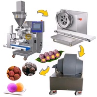 Machine automatique de fabrication de boules de dattes protéinées à petite énergie Noix de coco Sésame Dates Chocolat Bliss Ball Nastar Machine à incruster