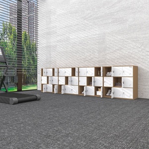 Armario Metálico Pequeño <span class=keywords><strong>de</strong></span> 9 Puertas con Cerradura <span class=keywords><strong>de</strong></span> Llave, Armario <span class=keywords><strong>de</strong></span> Acero para Garaje, Dormitorio, Sala <span class=keywords><strong>de</strong></span> Estar, Gimnasio, Oficina - Product Image 3