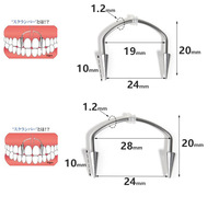 Nouveau piercing de lèvre en acier inoxydable intégral, motif dents pointues, étanche, style vampire, bijoux de piercing en gros