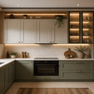 Set di Mobili da Cucina Moderni su Misura YALIG ODM con Scaffalature Aperte per Ristrutturazione Casa - Product Image 3