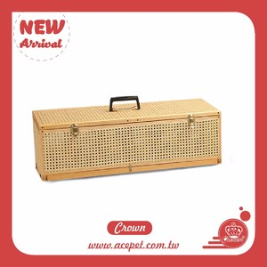 273-6N, superventas, OEM, ODM, diseño personalizado, ratán para mascotas, 6 compartimentos, jaula transportadora para palomas para 6 pájaros - Product Image 2