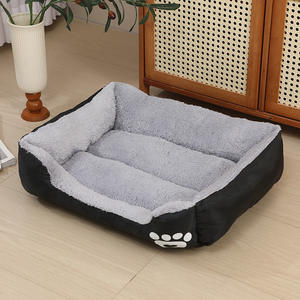 Luxuriöses, umweltfreundliches Baumwoll-Hundebett mit doppelseitigem, weichem, wasserdichtem Druck, winterwarm, in Bonbonfarben, bissfest – jetzt im Sonderangebot - Product Image 2