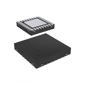 Composant électronique de gestion de l'alimentation (PMIC) MC33926PNBR2, circuit intégré de commande de moteur 5V 28V 32PQFN 32 PowerQFN, original, service complet - Product Image 1