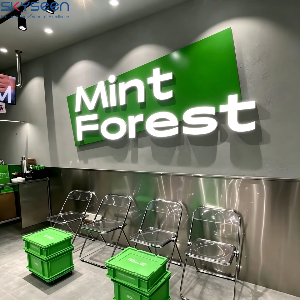 SKYSEEN Custom 3D Led Logo Signs Channel Letters Frontlit Signage ...