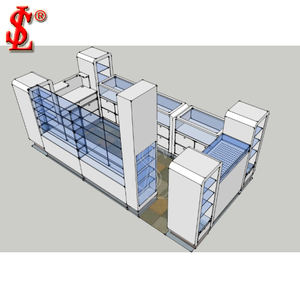 쇼케이스 하이 엔드 럭셔리 쥬얼리 디스플레이 캐비닛 매장 레이아웃 쥬얼리 디스플레이 캐비닛 유리 Vitrine 디스플레이 쇼케이스 - Product Image 4