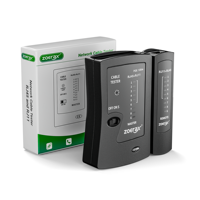 ZOERAX Model 468 2 in 1 Penguji Kabel Jaringan POE Bersertifikasi CE ROHS untuk RJ45 RJ11 Cat5e Cat6 Cat7 Cat8