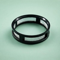 Meistverkaufter Maßgefertigter Schwarzer PA6 GF30 100 Mesh Ringfilter für Feinflüssigkeitsfiltration