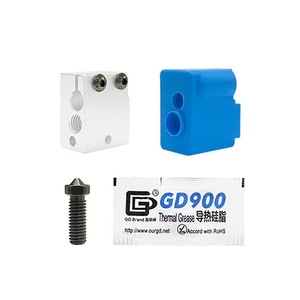 HINTONDA PT100 Volcano Printhead 3D <b>Printer</b> Nozzle Kit 0.4mm Aluminum China Made - Product Image 5