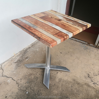 Tables Café Grande Qualité Werzalit Table Top Mobilier De Restaurant Moderne Table En Bois Antique Bois En Option Cantine En Bois Massif