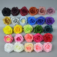 Grande Promotion Rose Artificielle Solitaire en Soie avec Feuille, Décoration de Table pour Maison, Hôtel, Mariage, Noël