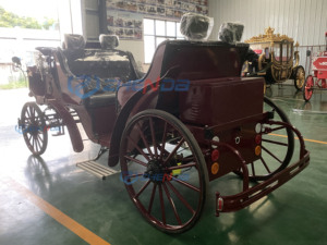 Nouveau modèle de calèche de loisirs élégante, calèche royale électrique, véhicule de tourisme vintage, calèche à chevaux en vente - Product Image 4