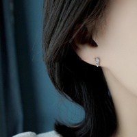 Bestseller Anti-Allergie Blumenförmige Ohrstecker für Damen S925 Sterling Silber Mini Einfacher Luxus Feiner Schmuck Vergoldet