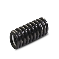Ressort de pression haute température de fournisseur OEM chinois Ressort hélicoïdal de compression de grand diamètre de fil ferroviaire Couleur noire