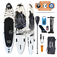 Geetone 11foot drop stitch planche de surf gonflable stand up paddle board à vendre PVC iSUP Inflatable Sup Board JS board