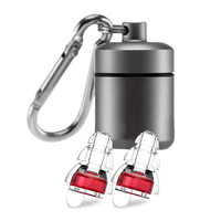Bouchons d'oreilles de concert haute fidélité SNR 23db Protection auditive antibruit en silicone avec fonction de sécurité pour les concerts