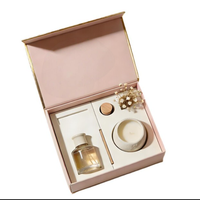 Boîtes rigides recyclables faites à la main sur mesure, boîte de luxe pour parfum et aromathérapie, flacon de parfum 50 ml avec boîte