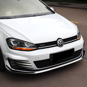 Volkswagen Golf 7 Mk7 Gti Front Air Blade Grille Modification Kit Piano Black ABS 6 Piece Set - Product Image 2