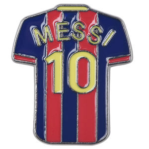 Famosa estrella del fútbol argentino, alfileres esmaltados personalizados, alfileres de Metal para niños para ropa, venta al por mayor para regalos, fiestas, bodas - Product Image 5