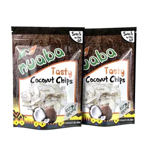带拉链椰子片包装袋密封食品包装聚酯薄膜袋直立袋定制印花