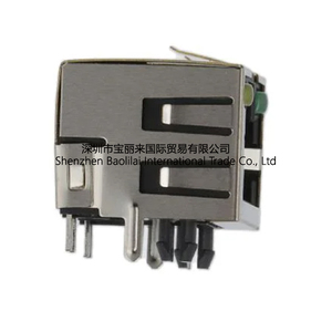7499010121a <span class=keywords><strong>Ethernet</strong></span> nữ nối 8P8C <span class=keywords><strong>PCB</strong></span> Jack RJ45 Vàng Flash cắm mà không có từ tính - Product Image 3